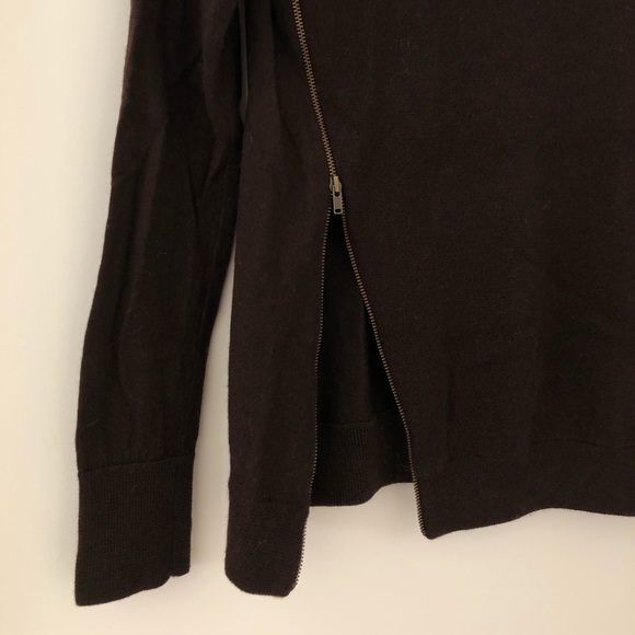 J. Crew Merino Wool Zip Detail Sweater Size M - Picture 4 of 8